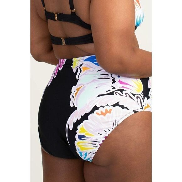 Trina Turk Womens Two Piece Tropical Floral Swimsuit Size 22W NWT - Picture 2 of 12